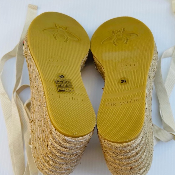 Gucci Espadrilles Sandals NEW - Picture 12 of 12